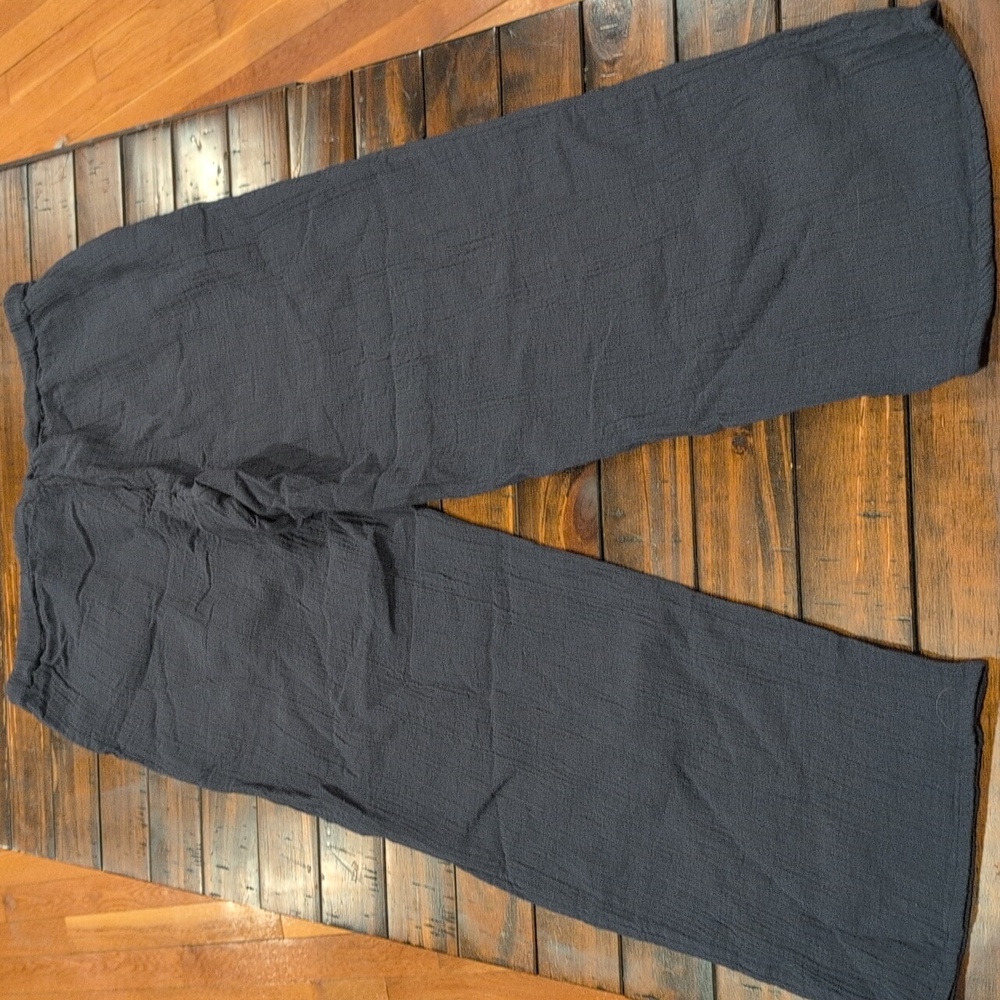 Quince Organic Cotton Gauze Straight Leg Pant - Picture 8 of 8
